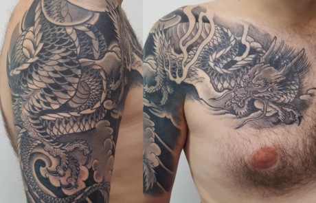 Dragon Tattoos The Ink Factory (1)