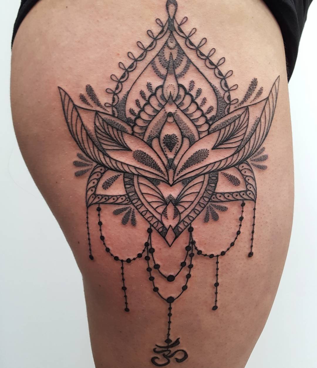 Moon Phases Lotus Unalome Temporary Tattoo / Namaste Tattoo / Small Tattoo  / Feminine Tattoo / Yoga Tattoo / Geometric Dotwork Tattoo - Etsy Israel