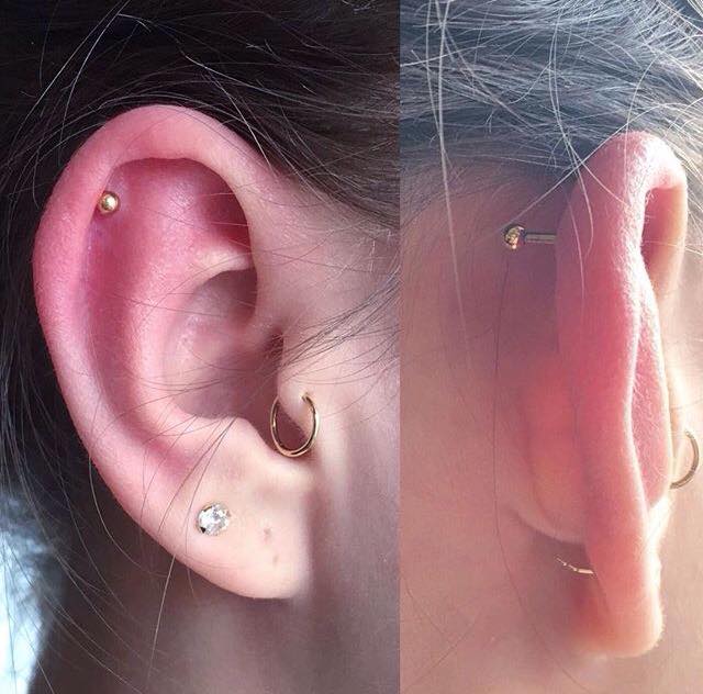 ear piercings helix ring