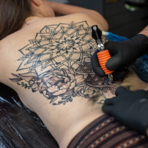 dotwork back style The Ink Factory