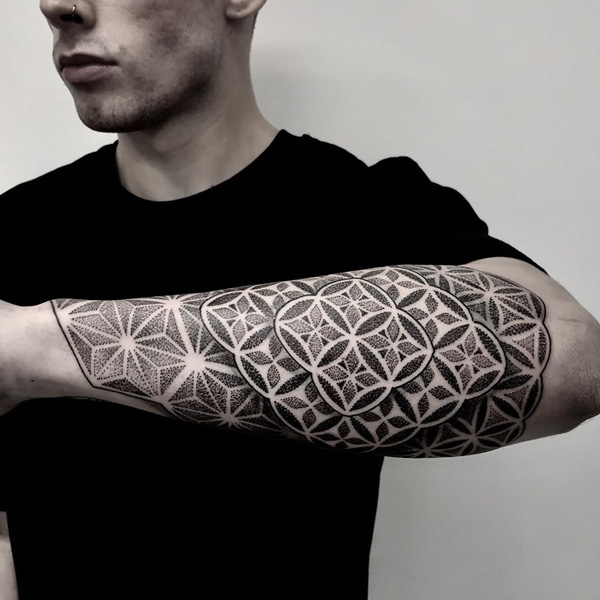 Zeus Realistic Dotwork Portrait Tattoo  TATTOOGOTO