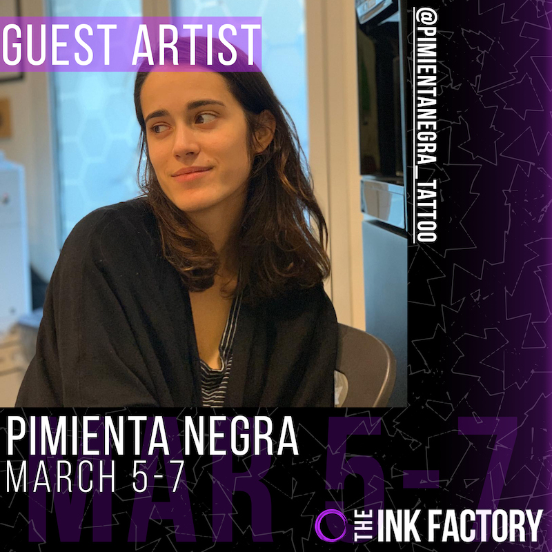Pimienta Negra Tattoo Guest Artist