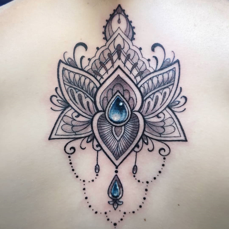 Mandalas done by Felecia at Mystery Ink in Indian Orchard MA  rtattoos
