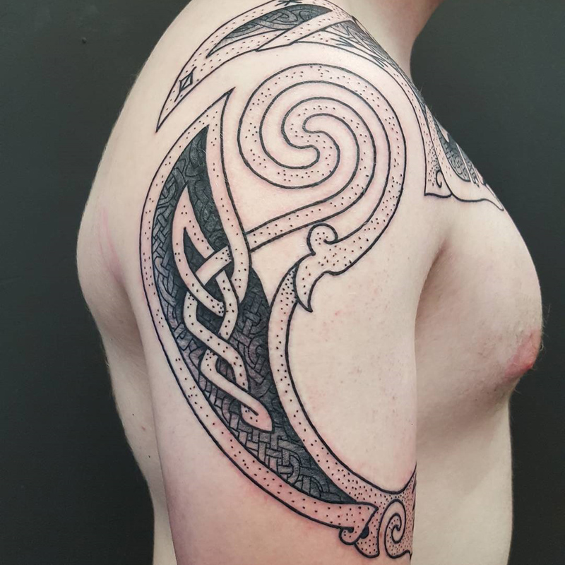 Celtic dagger and bird by TattooDesign on DeviantArt