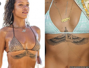 rihanna tattoo