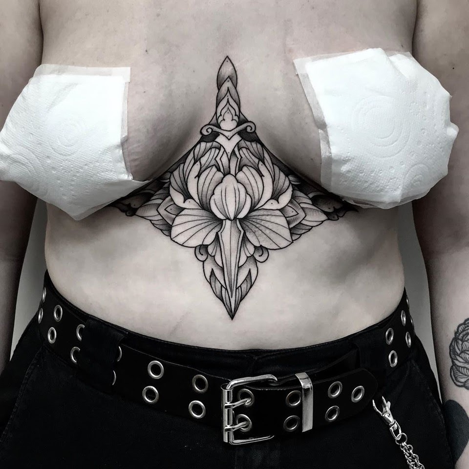 underboob tattoo dublin city | The Ink Factory
